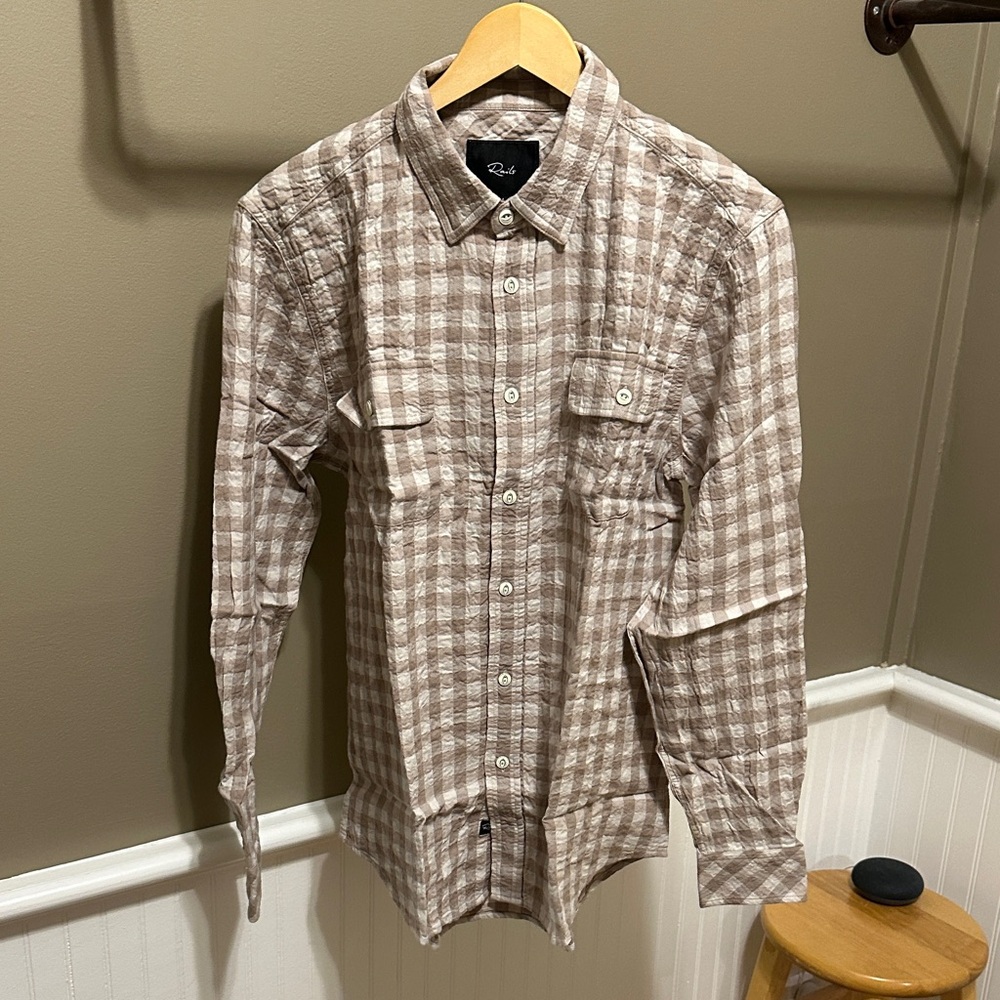Rails Brown Plaid Casual Button Down Shirt